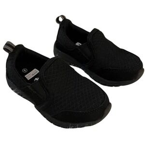 Athletic Works Black Memory Foam Slip On‎ Runners Size Toddler 6T
